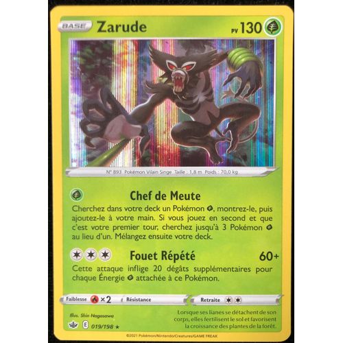 Zarude Holo - Règne De Glace - 019/198
