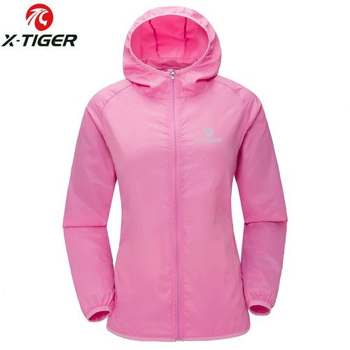 Maillot De Cyclisme Anti-Uv Coupe-Vent Pour Femmes, Manteau De Protection Solaire, Veste De Vélo, De Randonnée, Été, X-Tiger
