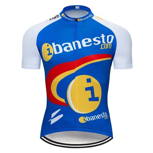 Nouveau 2020 Banesto Équipe Pro Cyclisme Maillot Vtt Ropa Ciclismo Hommes Femmes Été Cyclisme Maillot Vélo Jersey