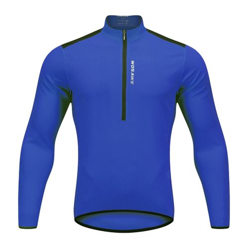 Réfléchissant Cyclisme Maillots Hommes À Manches Longues Maillot Descente Vélo Vêtements Ropa Ciclismo Chemises Serré Vélo Vtt Jersey