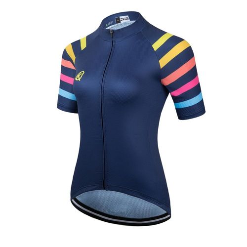 Maillot De Cyclisme Pour Femmes, Chemisier D'été, Vêtements De Vtt, Court, Respirant, Vélo, Ropa, Ciclismo, Pull L