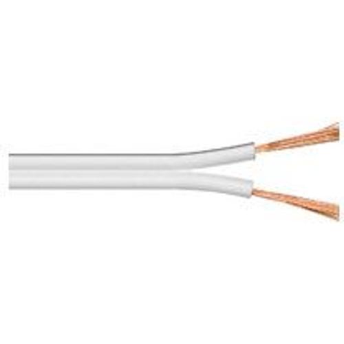MicroConnect - Câble de haut-parleur - 1.5 mm² - fil dénudé pour fil dénudé - 100 m - blanc