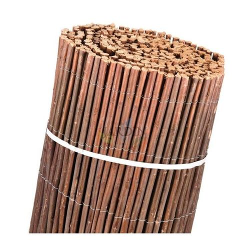 Canisse En Osier Naturel Brise-Vue Balcon Èpais 1 X 5 M, Occultation 85%, Ombrage Ou Délimitation De Jardin