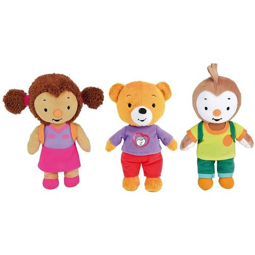 Lot De 3 Peluches Pilou Et Le Doudou De T'choupi De 19 Cm