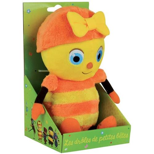 Peluche Mireille L'abeille Drôles De Petites Bêtes De 25 Cm