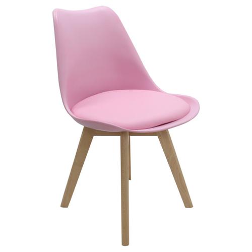 Chaise Scandinave Rose Lorenzo - Assise Rembourrée - Salle À Manger, Cuisine, Chambre