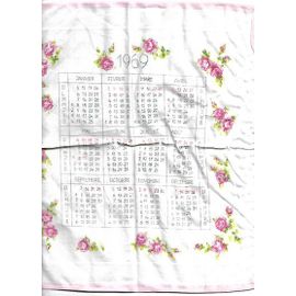 Mouchoir Calendrier - Année 1969