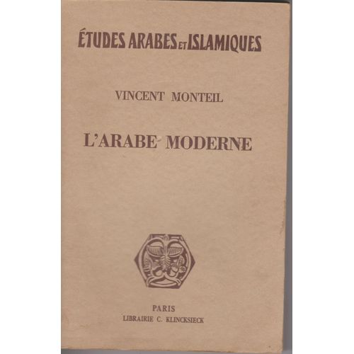 L'arabe Moderne