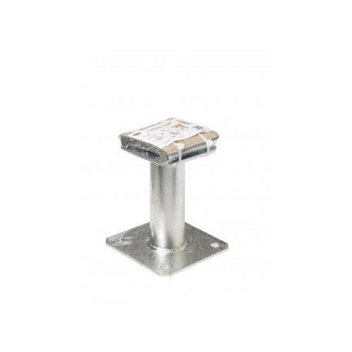 Kit complet pied de poteau pour auvent pergola véranda (Ht: 150mm)