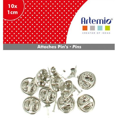 Attache Pin's 1cm 10 Pièces - Artémio