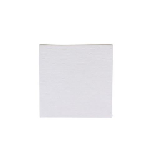 Carton 280 G/M2 Entoilé Carré 20x20 Cm X2 Pièces