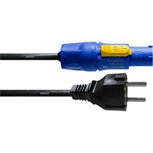 Cordial Cfca3s - Câble Powercon-Schuko Droit 3 M
