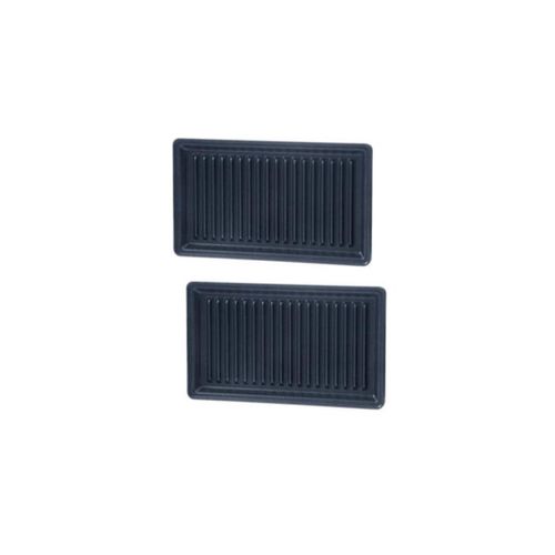 Lot de 2 Plaques grill Panini Gaufrier croque-monsieur (XA800312 TEFAL)