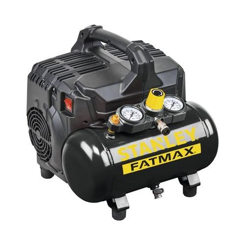 Stanley DST101/8/6 - Compresseur d'air portatif - 0,75kW - 8 Bar - 6L - 105L/min