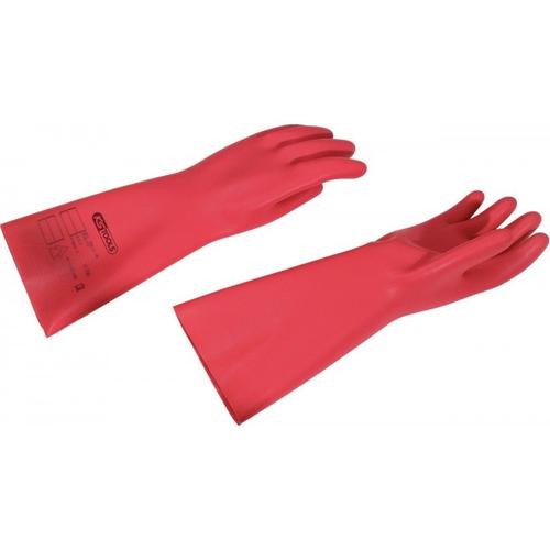 Gants d'électricien en Naturalex rouge - taille 9