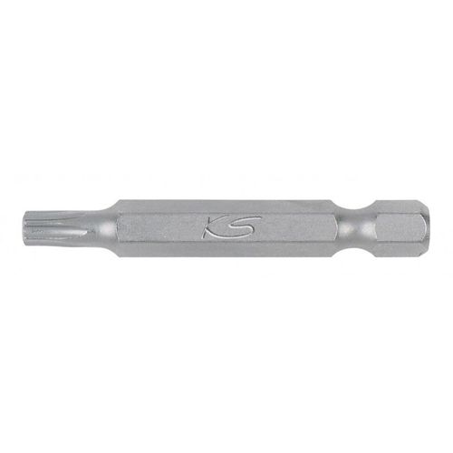 Boite de 5 embouts de vissage TORX® percé, L.50 mm - 1/4" - T9"