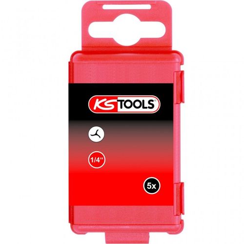 Boîte de 5 embouts de vissage TRI-WING®, L.75 mm - 1/4" - 1-4 mm"