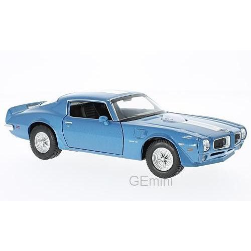 Pontiac Firebird Trans Bleu 1972 1/24 Welly