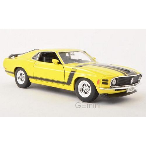Ford Mustang Jaune 1970 1/24 Welly