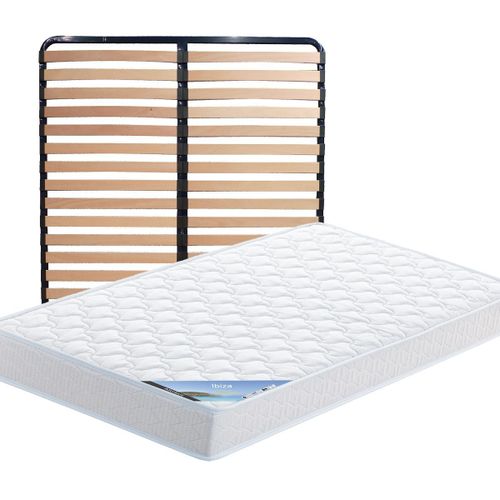 Ibiza - Pack Matelas + Lattes 130x190