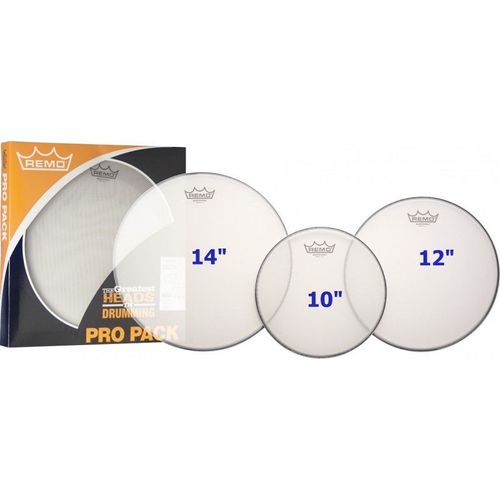 Remo Pp-2252-Sn - Pack Peaux 10'' - 12" - 14 " Remo Silentstroke