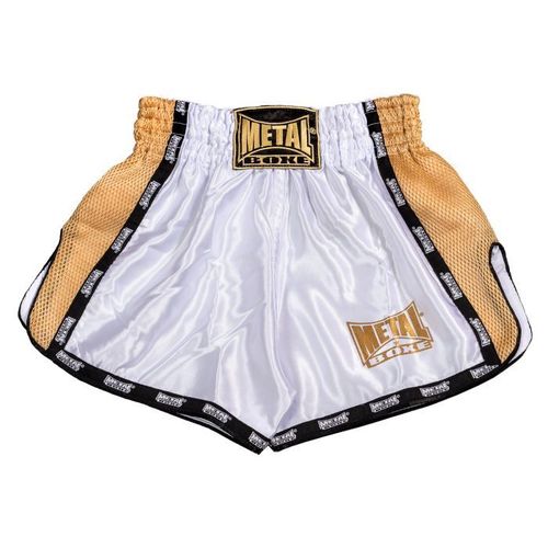 Short Métal Boxe Extrem Blanc Et Doréxl