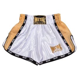 Short Métal Boxe Extrem Blanc Et Doréxl