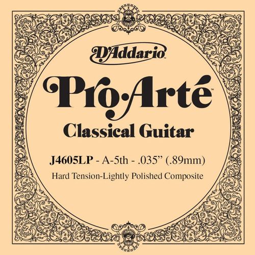 D'addario Pro-Arte J4605lp, Hard, Cinquième Corde - Corde Au Détail Composite - Guitare Classique
