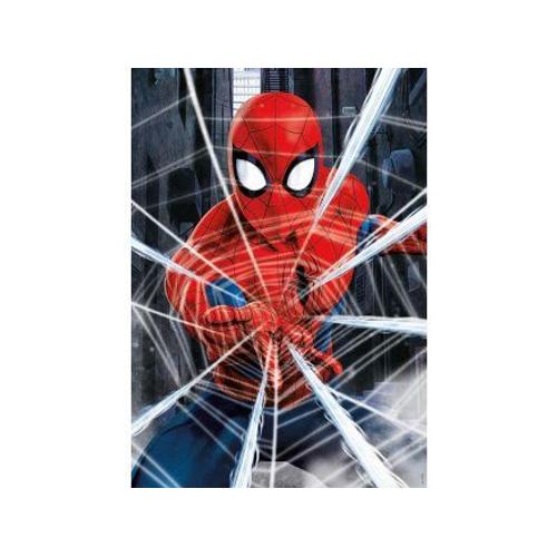 Puzzle Spiderman Attaque Toile D Arraignee - 500 Pieces - Puzzle Educa : Collection Super Heros Spider-Man