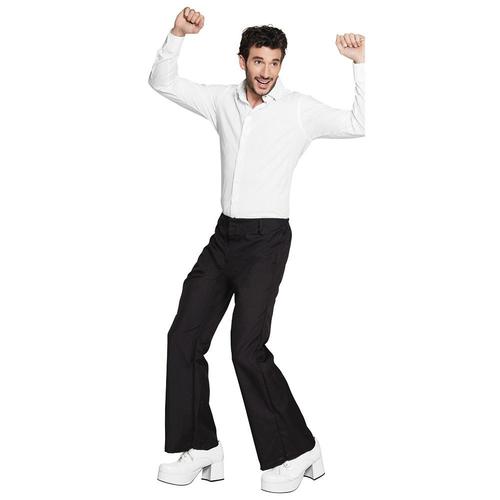 Pantalon Danse Disco Noir Pattes D'eph Homme