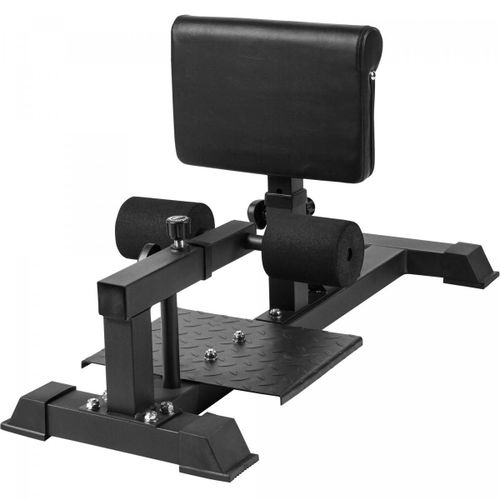 Gorilla Sports - Sissy Squat Machine - Appareil Abdominal Et Dos - Couleur Noir
