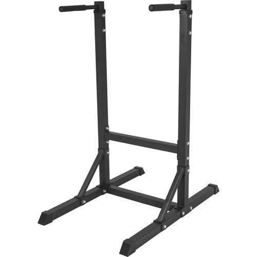Gorilla Sports - Appareil Abdobimaux Dips Noir Ou Blanc - Couleur : Noir