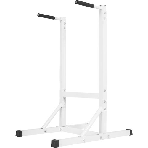 Gorilla Sports - Appareil Abdobimaux Dips Noir Ou Blanc - Couleur : Blanc