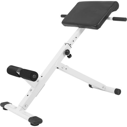 Gorilla Sports - Appareil De Musculation Pliable Pour Le Dos Noir Ou Blanc - Couleur : Blanc