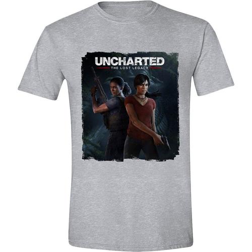 Uncharted - T-Shirt The Lost Legacy Cover - Grey (L)