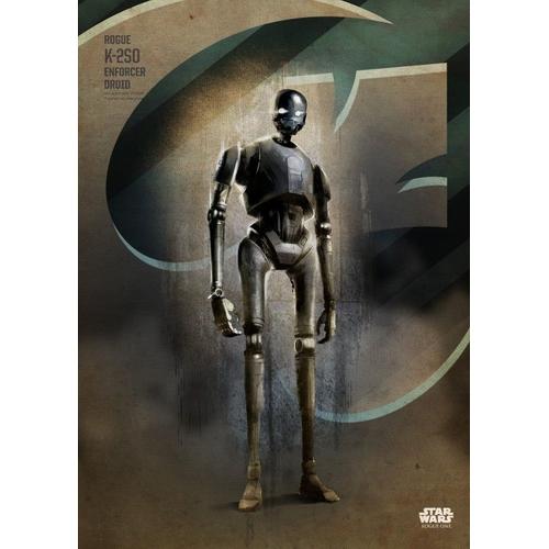 Rogue One Key Forces - Magnetic Metal Poster 45x32 - K-2so