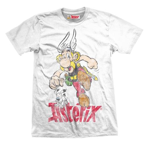 Asterix & Obelix - T-Shirt - Running Boy Vintage - White (S)