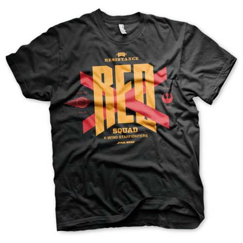 Star Wars 7 - T-Shirt Red Squad - Black (S)