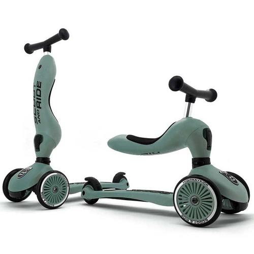 Porteur Évolutif En Trottinette Highwaykick 1 Vert Forêt - Scoot & Ride