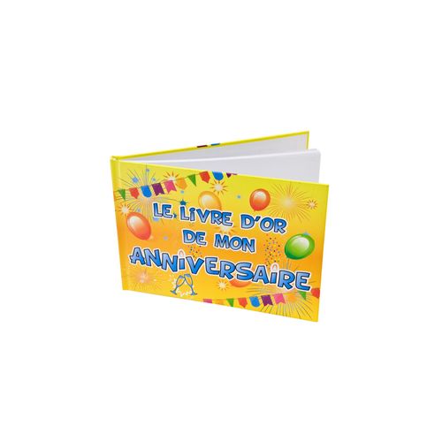 Livre D'or Anniversaire Fiesta 21.5 X 15.5 Cm