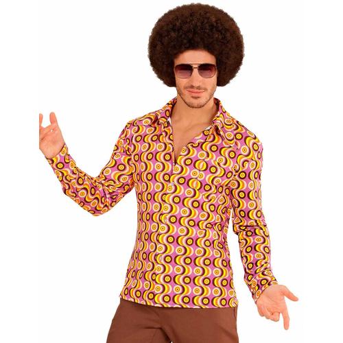 Chemise Groovy Disco Années 70 Homme - Taille: S / M