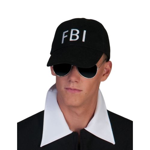 Casquette Fbi Noire Adulte