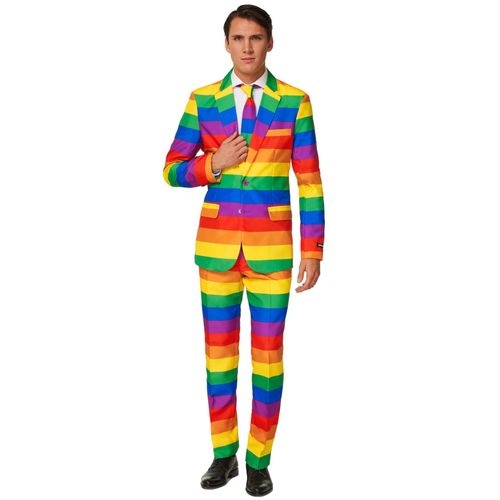 Costume Mr. Rainbow Suitmeisterhomme - Taille: Xxl (Eu 62)