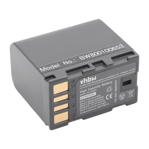 vhbw batterie 2100mAh (7.2V) compatible avec le caméscope JVC GZ-HM1SEU, GZ-HM100, GZ-HM100E, GZ-HM200, GZ-HM200NEU remplace BN-VF823, BN-VF823U.