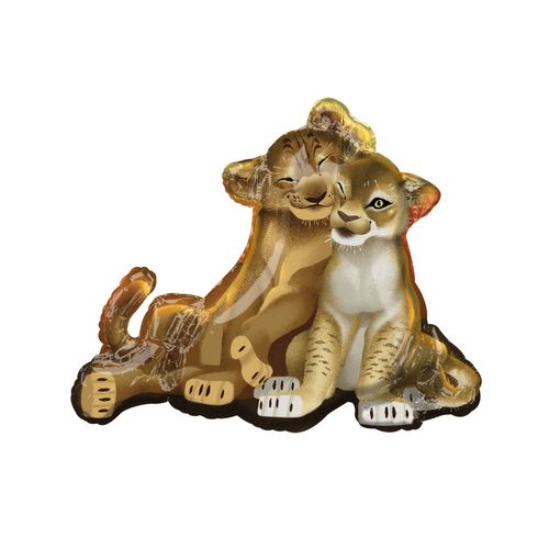 Ballon Aluminium Le Roi Lion 78 X 66 Cm