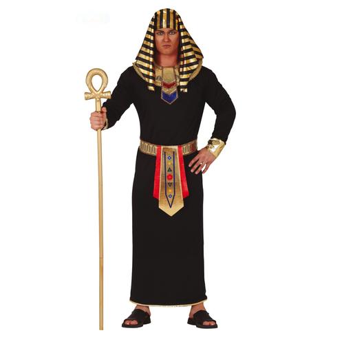 Déguisement Pharaon Noir Et Doré Homme - Taille: M (48-50)