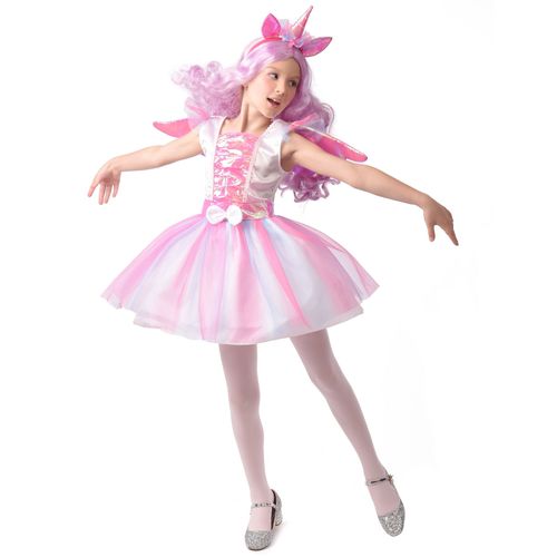 Déguisement Licorne Tutu Fille - Taille: S 4-6 Ans (110-120 Cm)