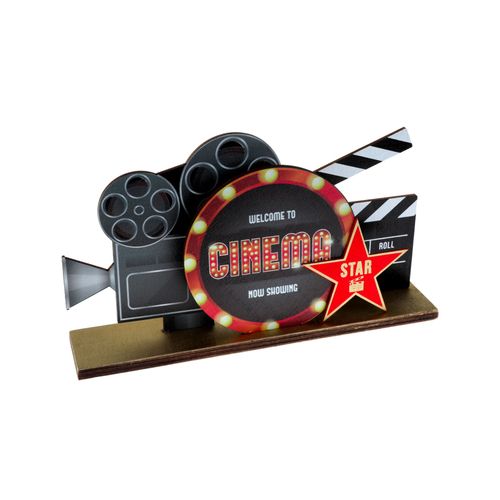 Centre De Table En Bois Hollywood 20 X 13 Cm