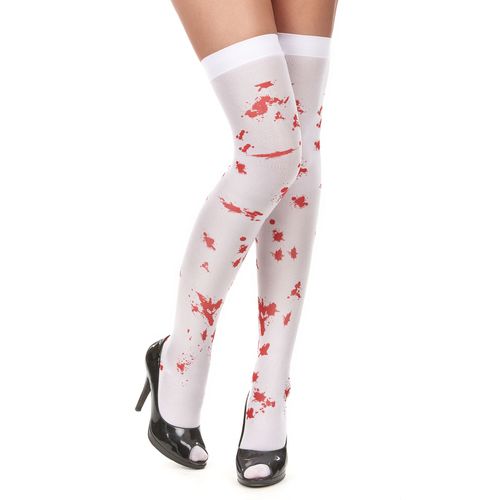 Bas Ensanglantés Femme Halloween