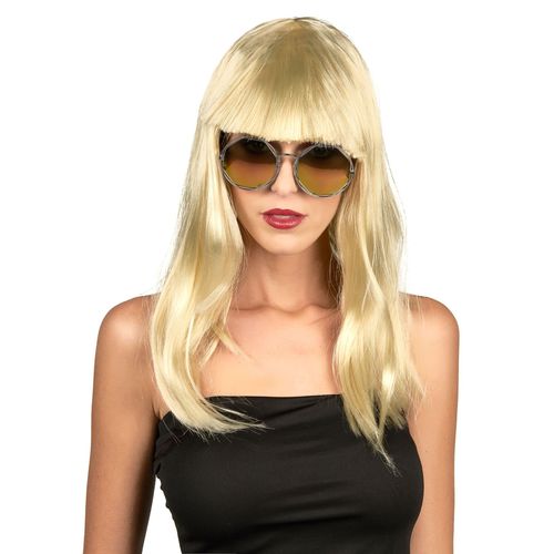 Perruque Blonde Avec Frange Femme